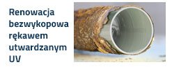 Renowacja bezwykopowa rękawem utwardzanym promieniami UV