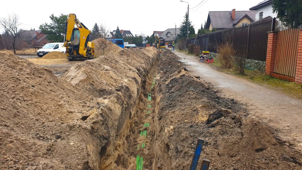 naprawa kanalizacji metodą tradycyjnego wykopu